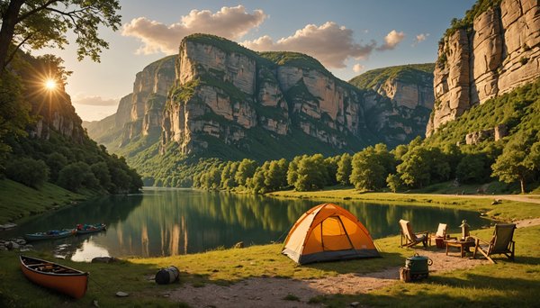 Guide Ultime : Comment Choisir le Meilleur Emplacement pour Votre Tente dans les Gorges du Tarn